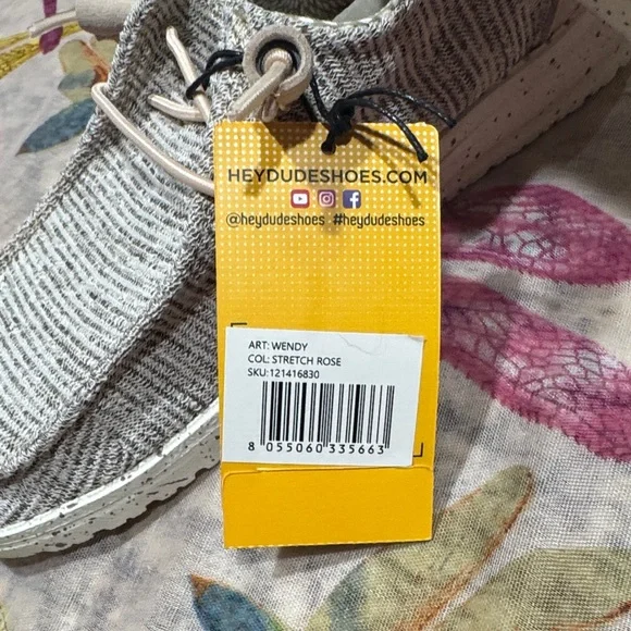 Hey Dude Women's Gray Knit Moccasins - Picture 3 of 7